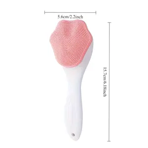 Brosse nettoyante visage en silicone en forme de patte de chat, exfoliant doux manuel en silicone pour éliminer les peaux mortes - Product Image 4