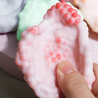 Balle anti-stress Ice Peel DIY, jouet sensoriel à presser et à bruit, personnalisable avec logo