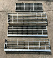 Grille de drainage en acier galvanisé durable de type uni pour lavage de voitures