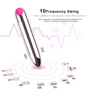 Mini Vibrador de Bala Plateado de Alta Calidad, Juguetes Sexuales al por Mayor para Mujeres, Bolas Anales, Vibrador de Bolas para Sexo Anal - Product Image 4