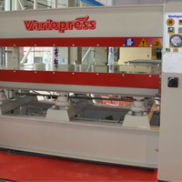 Presse à chaud automatique 100T4*8 monocouche pour le travail du bois, application sur contreplaqué, stratifié et plaques d'acier percées