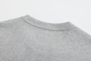 Camiseta Básica y Elegante de Cuello Redondo, Tejida, Cómoda, de Manga Corta, Poliéster/Algodón, Unisex, para Uso Diario, Informal, Deportiva - Product Image 4