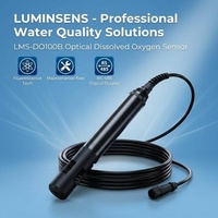 Analizador Óptico de Oxígeno para Plantas de Tratamiento de Aguas Residuales STP WTP, 9-24VDC RS485 Modbus, Sensor de Oxígeno Disuelto en Agua de 0-20mg/L