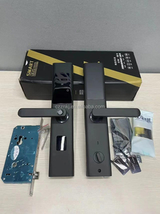 고급 알루미늄 합금 원격 제어 앱 지능형 디지털 키패드 코드 스마트 지문 잠금 - Product Image 4