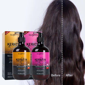 En stock : Shampooing hydratant lissant anti-frisottis à la kératine 500 ml pour cheveux abîmés - Product Image 2