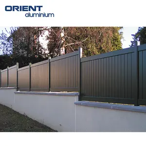 aluminium fence for France market cloture en aluminium China factory