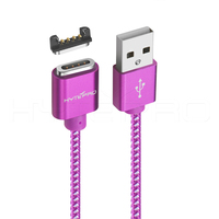 Cable de Carga Magnético HYTEPRO M502 de 4 Pines, Compatible con Logotipo Personalizado, Carga Rápida para Dispositivos Portátiles, Electrónica Industrial Portátil