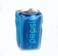 Sac isotherme réutilisable tendance 2026 pour canettes et bouteilles, manchon de refroidissement ajustable en PVC pour vin, bière, boissons, avec logo personnalisé