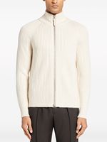 Cardigan en tricot personnalisé pour homme, en coton, avec fermeture éclair, veste en tricot côtelé, pull d'hiver à fermeture éclair intégrale pour homme