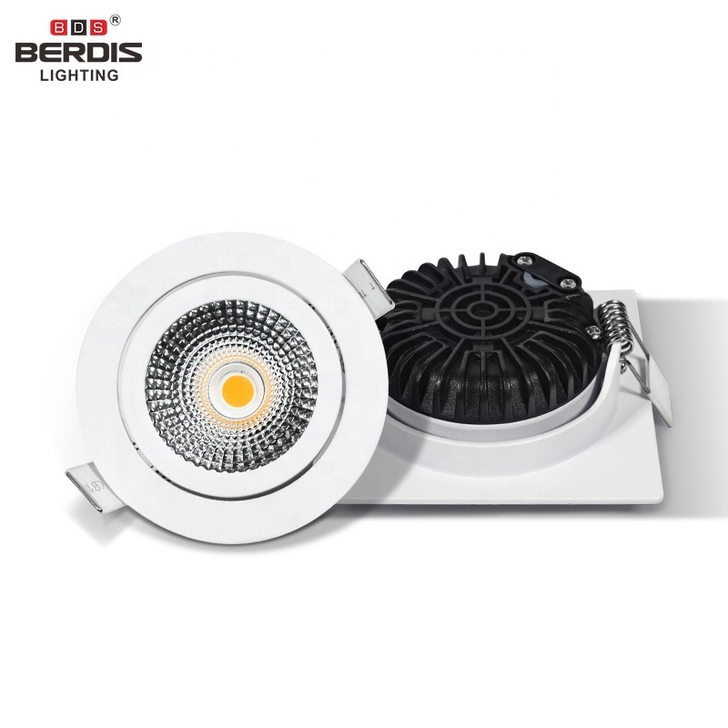 White Square High End Aluminum Die Cast CE Downlight Housing Spotlight Led Pop Ceiling Light for Showroom Exhibition · image 4