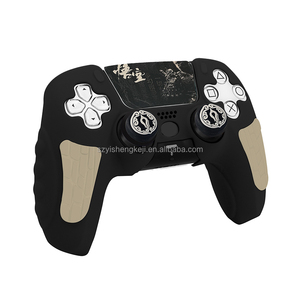 Coque de protection en silicone épaisse antidérapante pour manette de jeu PS5, étui souple anti-transpiration, accessoires de jeu - Product Image 6
