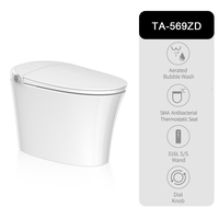 WC intelligent moderne en céramique monobloc TA-569ZD TEJJER avec buse autonettoyante