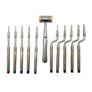 OSTEOTOMOS 11 PCS PUNTA DE TORNILLO CALIBRADA CÓNCAVA para ELEVACIÓN SINUSAL y DIFUSIÓN DE HUESOS CON CASETE DE ACERO INOXIDABLE - Product Image 1
