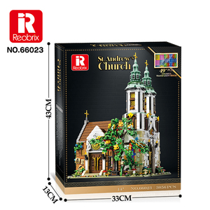 Reobrix NO.66023 Iglesia de San Andrés, 3056 Piezas, Juego de Bloques de Construcción Educativos DIY, Luces LED, <span class=keywords><strong>Arquitectura</strong></span> Clásica, Modelo MOC, Juguete - Product Image 3