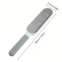 1 Stück multifunktionale wiederverwendbare Staubbürste, doppelseitiger Tierhaarentferner, für Bettwäsche, Teppichreinigung, ideal für den Einsatz im Wohnzimmer