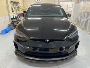 Nuovo Paraurti Anteriore Tesla Model X Plaid 2021-2023 Stile CMS Ultra Leggero con Fori per Scarico, Kit Labbro Anteriore Bolt-On - Product Image 5