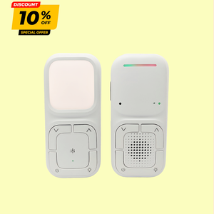 Monitor de Audio Digital para Bebés con 2 Sonidos Blancos y 6 Canciones de Cuna, Monitor de Temperatura y Humedad Ambiente - Product Image 1