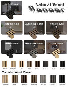 Comovy China Großhandel Innenwand dekoration Wand Holz latte Akustik platten Lattenrost Heimkino Akustische Wand platte - Product Image 6