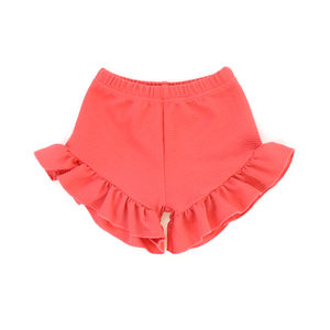 Copri <span class=keywords><strong>pannolini</strong></span> graziosi pantaloncini in cotone per neonati Bloomers con volant da bambina in tinta unita - Product Image 5