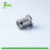 Galvanizing Slotted Flange Self Tapping Screw Thread Insert M4-M10 Self Tapping Insert Nut for Aluminium