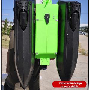 Pêche passe-temps longue distance télécommande trois trémies d'alimentation vitesse rapide plastique 2 coque radiocommandée rc <span class=keywords><strong>bateau</strong></span> appât en vente - Product Image 6