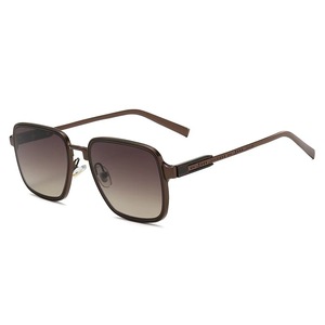 Nouvelles Lunettes de Soleil à Monture Métallique Tendance Européenne et Américaine, Style Haut de Gamme pour Photos de Rue, Protection Solaire - Product Image 2