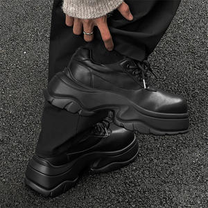 Men's Winter Dress Shoes Breathable Genuine Leather Mesh Lining Soft Casual Party <b>Wedding</b> Business Fashionable Trend Waterproof - Product Image 3