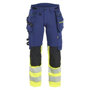 BLAKLADER - 702516488933C50 <b>Women</b>’s Hi-Vis <b>trousers</b> 4-way <b>stretch</b> Navy blue/Hi-vis yellow - EAN 7330509934791 HI-VIS WORKWEAR - Product Image 1