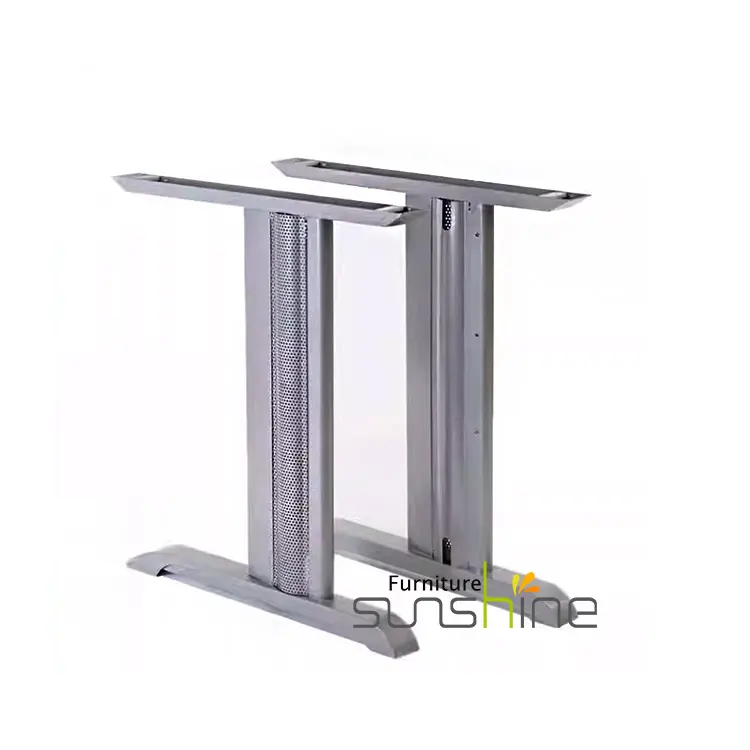 Fabrik Günstige Preis Pulver beschichtete Eisen Metall Schreibtisch Basis Moderne Stahlrahmen Tisch Metall Tischbeine