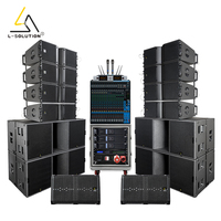 Système Line Array Passif Double 10 Pouces L-Solution K210 900W 2400W Subwoofer Aimant Néodyme 8ohm Solution Audio Puissante