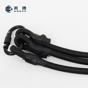 Corde élastique de yoga Maboo T-01 60-100 kg Noir Rouge Sangles de résistance pour le fitness et le remodelage corporel - Product Image 5
