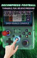 Nouvelle console de jeu portable rétro R36MAX2 de 4,5 pouces, 64 Go/128 Go, jeu d'arcade pour 2 joueurs, WiFi, mini portable, batterie 4000 mAh