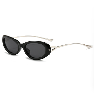 <span class=keywords><strong>Occhiali</strong></span> da <span class=keywords><strong>Sole</strong></span> Bettega a Forma di Occhio di Gatto con Montatura in Metallo, Stile Europeo Unico e Sofisticato per Ragazze - Product Image 4