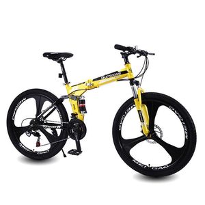 Vélo de montagne pliable 26 pouces, vtt de sport, petit engrenage indien, freins à disque, - Product Image 4