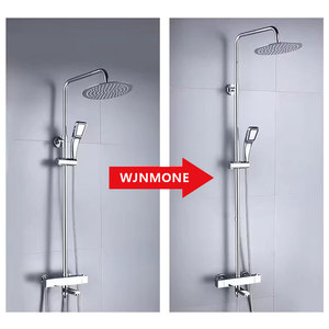 Peut être personnalisé pour 30/40/50/60 cm système <span class=keywords><strong>de</strong></span> <span class=keywords><strong>douche</strong></span> tige d'extension salle <span class=keywords><strong>de</strong></span> bain <span class=keywords><strong>douche</strong></span> robinet tige tuyau <span class=keywords><strong>barre</strong></span> accessoires <span class=keywords><strong>de</strong></span> salle <span class=keywords><strong>de</strong></span> bain - Product Image 2