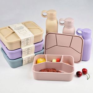 Lonchera Bento Apta para Microondas con 4 Compartimentos, Libre de BPA, con Logotipo Personalizado, Fácil de Sellar, Apta para Alimentos, Aislada para Congelador, para Niños - Product Image 3