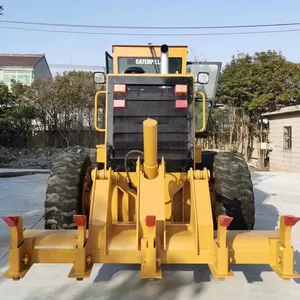 Grader140k Caterpillar ใช้มือสอง 14H 140H 140k 12G 12H Cat Motor Grader ในสภาพดีสําหรับขาย