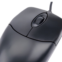 Souris de jeu filaire ergonomique pour droitier HM5062, rétroéclairage RVB, silencieuse, USB, plug and play, pour la maison et le bureau
