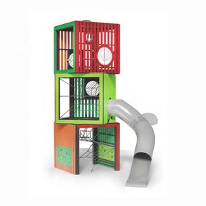 Tobogán de Juegos Infantil Grande Personalizado, Equipo de Diversión No Estándar con Laberinto de Escalada para Parque Temático o Centro de Vacaciones al Aire Libre - Product Image 1