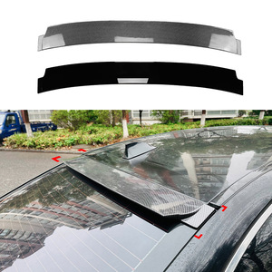 Bmw Rear Spoiler Carbon Fiber Texture Abs Material For 5 Series F10 2011 2017 Roof And Rear Bumper Modification - Product Image 1