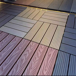 Dalles de <span class=keywords><strong>terrasse</strong></span> WPC emboîtables économiques pour extérieur, balcon, jardin, <span class=keywords><strong>terrasse</strong></span>, en <span class=keywords><strong>bois</strong></span> composite, à assembler soi-même - Product Image 1