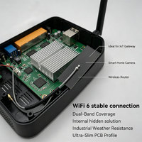 Antena WiFi Interna de Doble Banda 2.4G 5.8G, Antena PCB de Alta Ganancia 3dBi con Conector U.FL para Router Inalámbrico y Módulo IoT