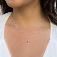 Collier élégant pour femmes, en argent Sterling 925, bijoux plaqué or 18k, nouvelle collection