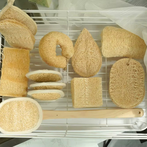 <b>Natural</b> Organic Loofah Kitchen <b>Sponge</b> Soft Exfoliating Scouring Pad for Home Use Loofah Soft Organic <b>Sponge</b> - Product Image 6