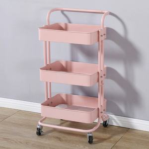 Zxm Mobile Storage Trolley with Wheels Multi-Layer Rack for Kitchen Bathroom and Beauty Modern Design - Product Image 1