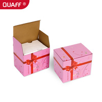 QUAFF boîte blanche pour tasse de 11oz boîte rose mousse couvercle en céramique cuillère en céramique et couvercle en bambou cuillère en or matériel d'emballage