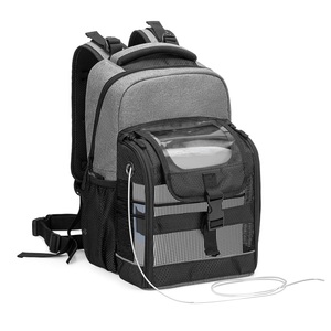 Sac de transport POC avec poches transparentes compatibles avec le concentrateur d'oxygène portable Inogen One, sac à dos de transport - Product Image 1
