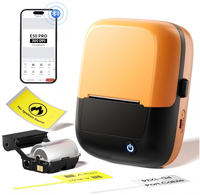 Imprimante d'étiquettes industrielle AIMO E50 PRO, imprimante d'étiquettes portable rechargeable 2600mAh, machine d'étiquetage des fils et câbles