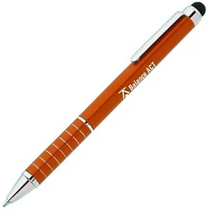 Nuevo diseño Axis Stylus Twist Metal Pen con logotipo