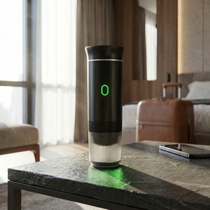 Cafetera Automática Portátil a Batería con Sistema de Cápsulas de Acero Inoxidable, Capacidad de 0.5L - Product Image 4